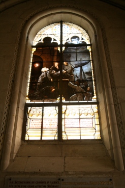 Cool black stained glass window!